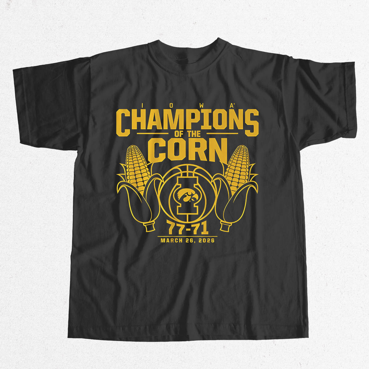 Iowa Hawkeyes Basketball Champions Of The Corn 2026 Shirt 8 Iowa Hawkeyes Basketball Champions Of The Corn 2026 Shirt 8