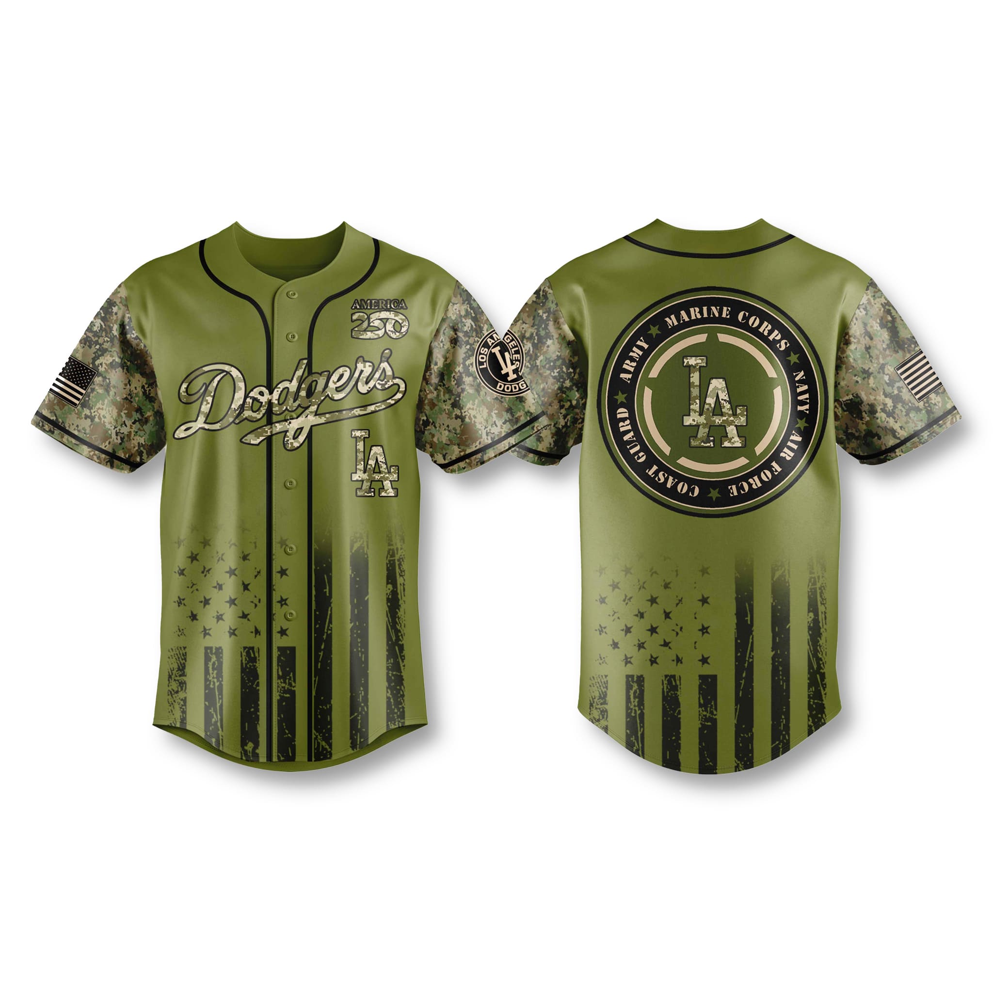 LA Dodgers 2026 Military Appreciation Camo Jersey 2 LA Dodgers 2026 Military Appreciation Camo Jersey 2