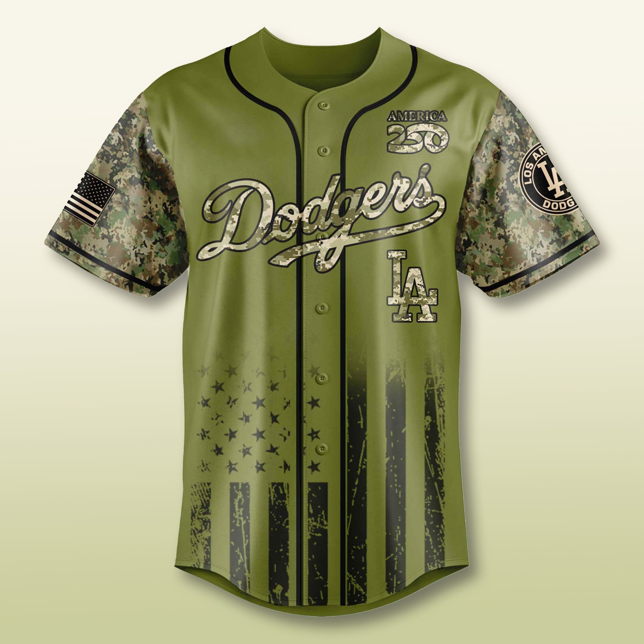 LA Dodgers 2026 Military Appreciation Camo Jersey 3 LA Dodgers 2026 Military Appreciation Camo Jersey