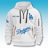 LA Dodgers Established 1883 Quarter Zip Hoodie