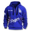 LA Dodgers Established 1883 Quarter Zip Hoodie 3