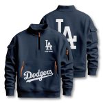 Los Angeles Dodgers Quarter Zip Sweatshirt