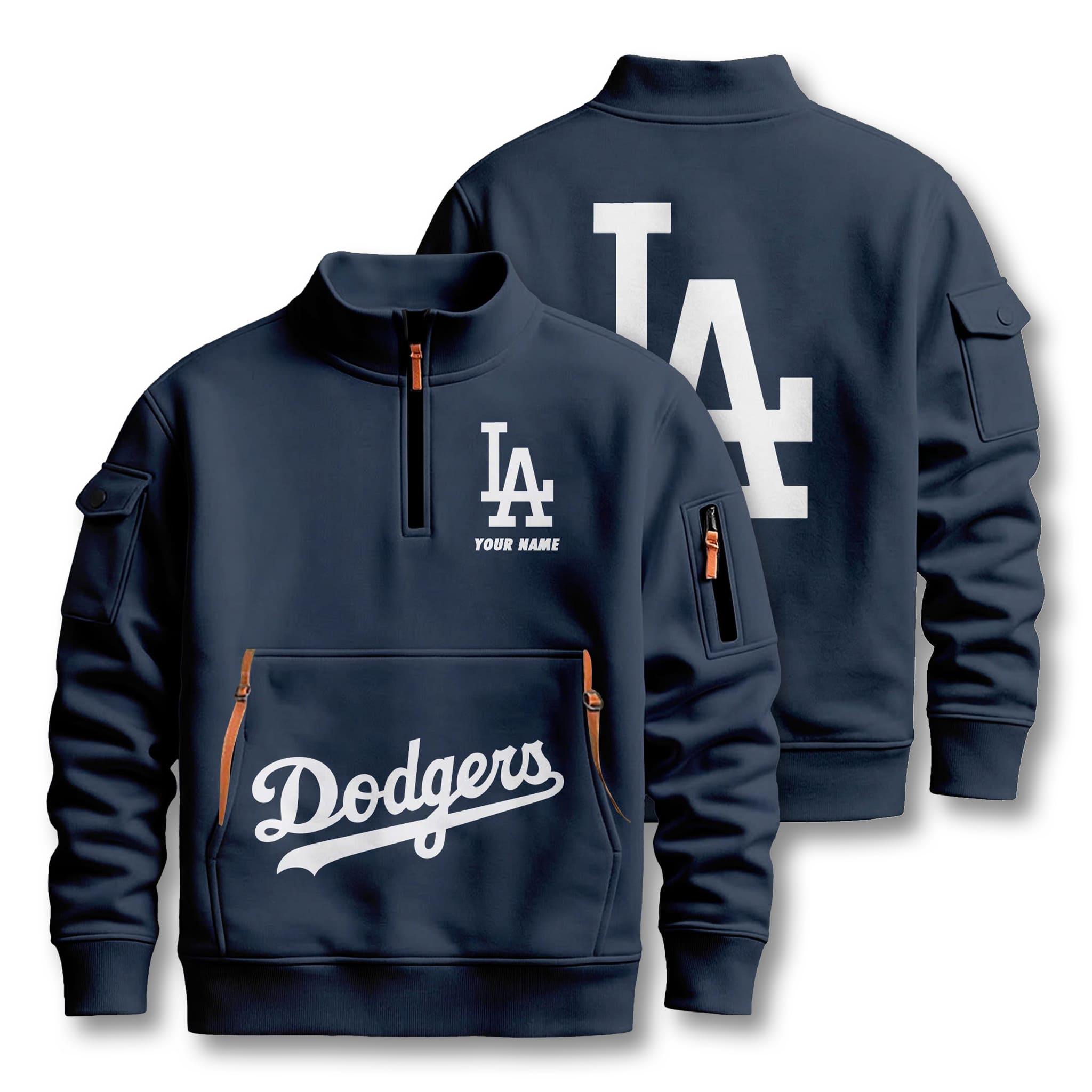 Los Angeles Dodgers Quarter Zip Sweatshirt 1 Los Angeles Dodgers Quarter Zip Sweatshirt 1