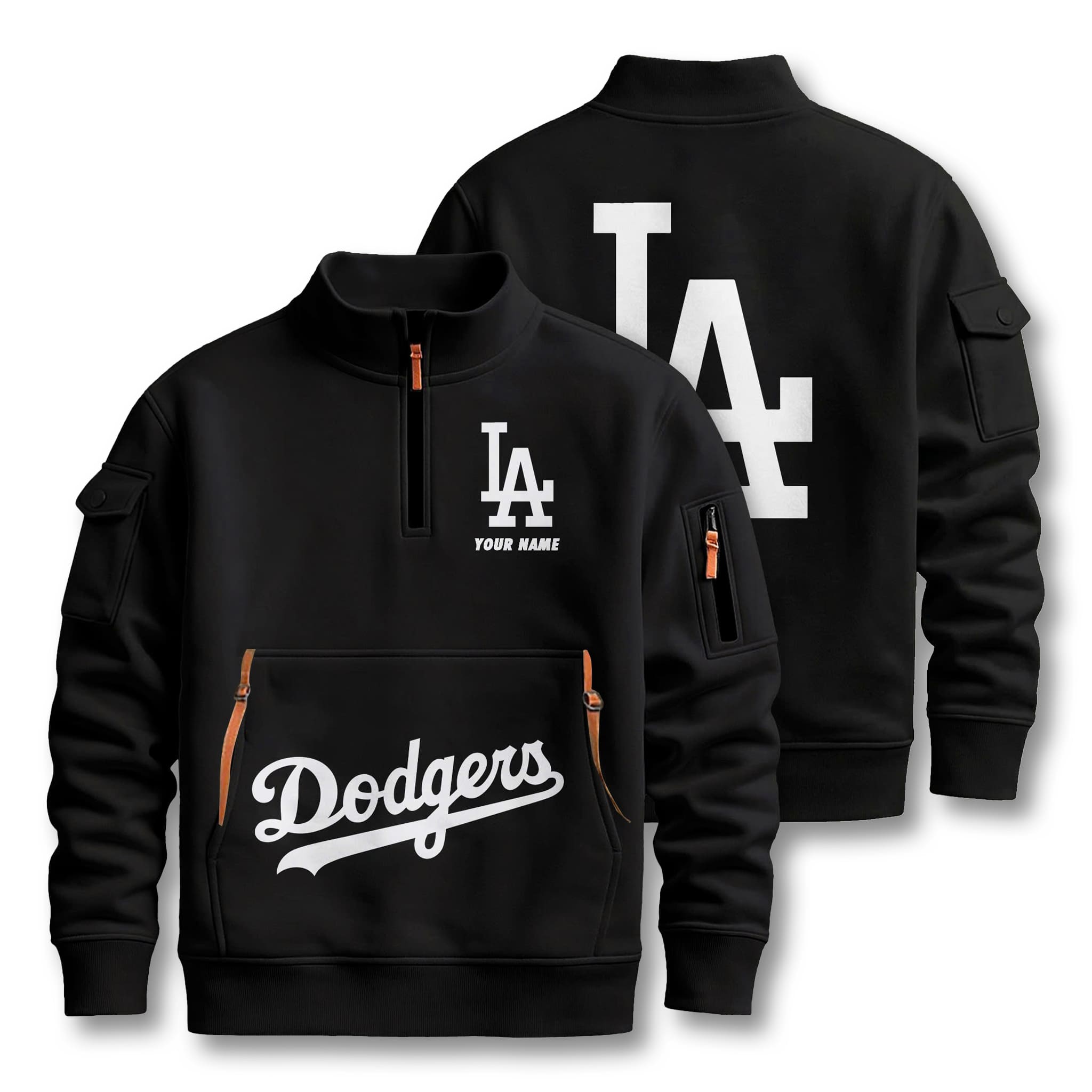 Los Angeles Dodgers Quarter Zip Sweatshirt 3 Los Angeles Dodgers Quarter Zip Sweatshirt 3