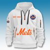 New York Mets EST 1962 Quarter Zip Hoodie 3