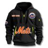 New York Mets Established 1962 Quarter Zip Hoodie 3