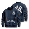 New York Yankees Custom Quarter Zip Sweatshirt 8 New York Yankees Custom Quarter Zip Sweatshirt 1