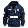 New York Yankees Established 1903 Quarter Zip Hoodie 1