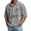 Oakland Athletics EST 1901 Waffle Polo Shirt