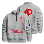 Philadelphia Phillies Custom Quarter Zip Sweatshirt