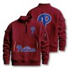 Philadelphia Phillies Custom Quarter Zip Sweatshirt 7 Philadelphia Phillies Custom Quarter Zip Sweatshirt