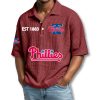 Philadelphia Phillies EST 1883 Waffle Polo Shirt 3