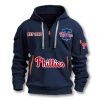 Phillies Established 1883 Quarter Zip Hoodie 1