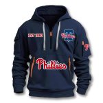 Phillies Established 1883 Quarter Zip Hoodie