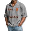 SF Giants EST 1883 Waffle Polo Shirt