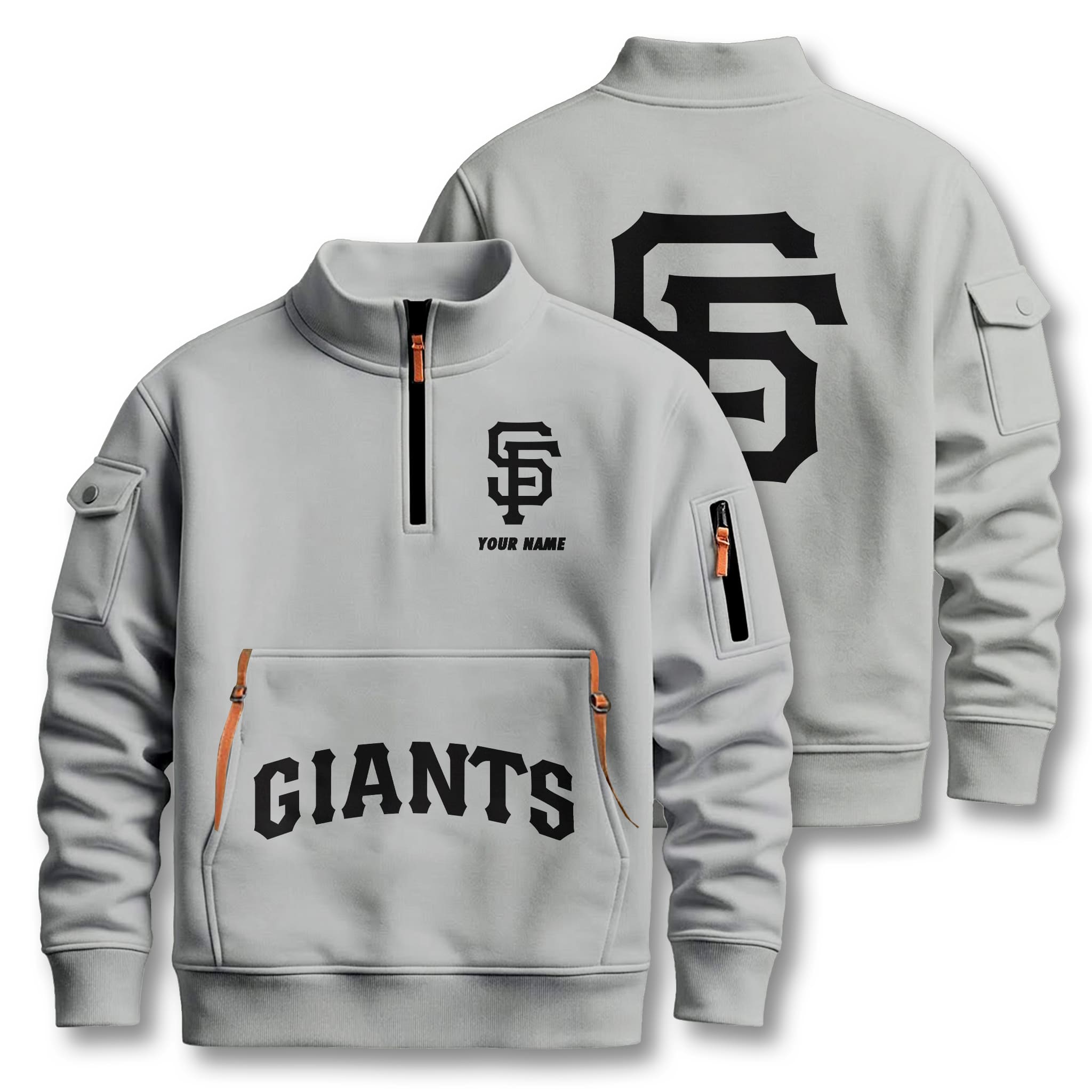 SF Giants Quarter Zip Sweatshirt