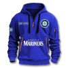 Seattle Mariners EST 1977 Quarter Zip Hoodie 9 Seattle Mariners EST 1977 Quarter Zip Hoodie 1