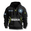 Seattle Mariners EST 1977 Quarter Zip Hoodie