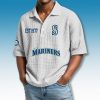 Seattle Mariners EST 1977 Waffle Polo Shirt 3