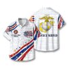 US Marine Corps Veteran USA 250th Anniversary Hawaiian Shirt 1