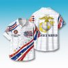 US Marine Corps Veteran USA 250th Anniversary Hawaiian Shirt