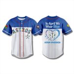 2026 Astros In April We Wear Blue Autism Awareness Jersey