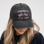 America's 250th Anniversary 1776 2026 Vintage Hat