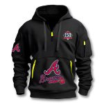 Atlanta Braves 150th Anniversary Quarter Zip Hoodie