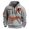 Baltimore Orioles Established 1901 Quarter Zip Hoodie