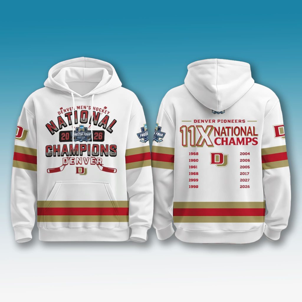 Denver Pioneers 11x National Champions Hoodie 2026