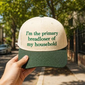 Im The Primary Breadloser Of My Household Hat Cap 1