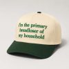 Im The Primary Breadloser Of My Household Hat Cap 3