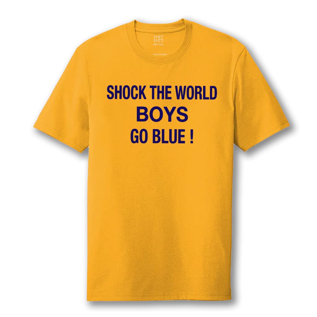 Michigan Basketball Shock The World Boys Go Blue Shirt 4 Michigan Basketball Shock The World Boys Go Blue Shirt 4