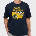 Michigan National Champions Shock the World Tour 2026 Shirt