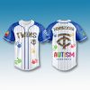 Minnesota Twins Autism Awareness 2026 Jersey