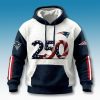 NE Patriots USA 250th Anniversary Waffle Hoodie 1