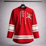 One Piece Red Hockey Jersey 2026