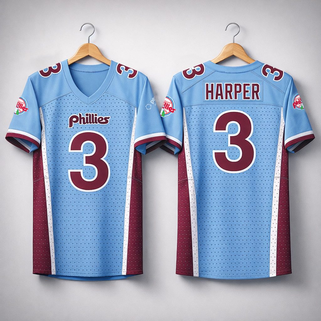 Phillies Bryce Harper Football Jersey Giveaway 2026