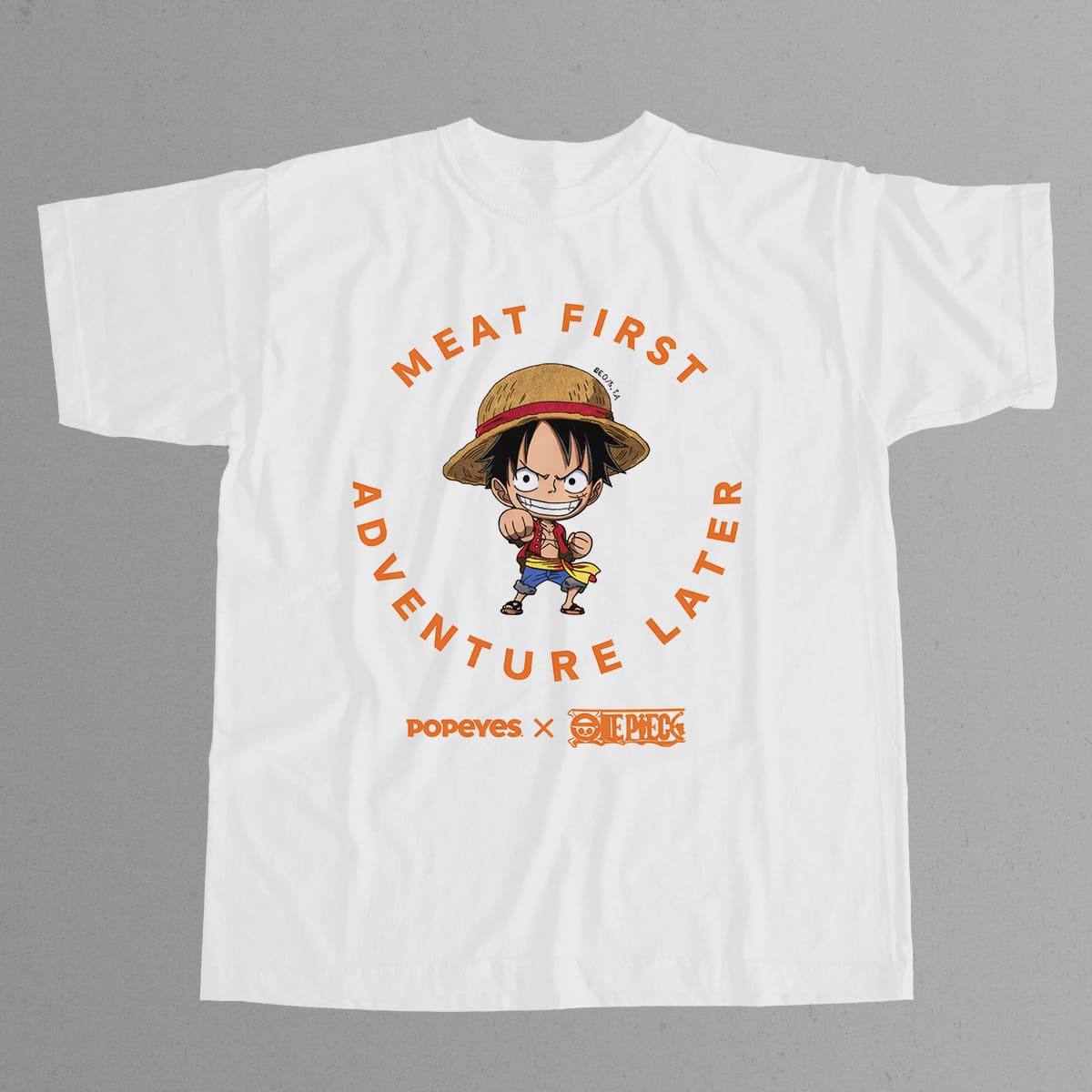Popeyes One Piece Shirt Meat First Adventure Later 1 Popeyes One Piece Shirt Meat First Adventure Later 2