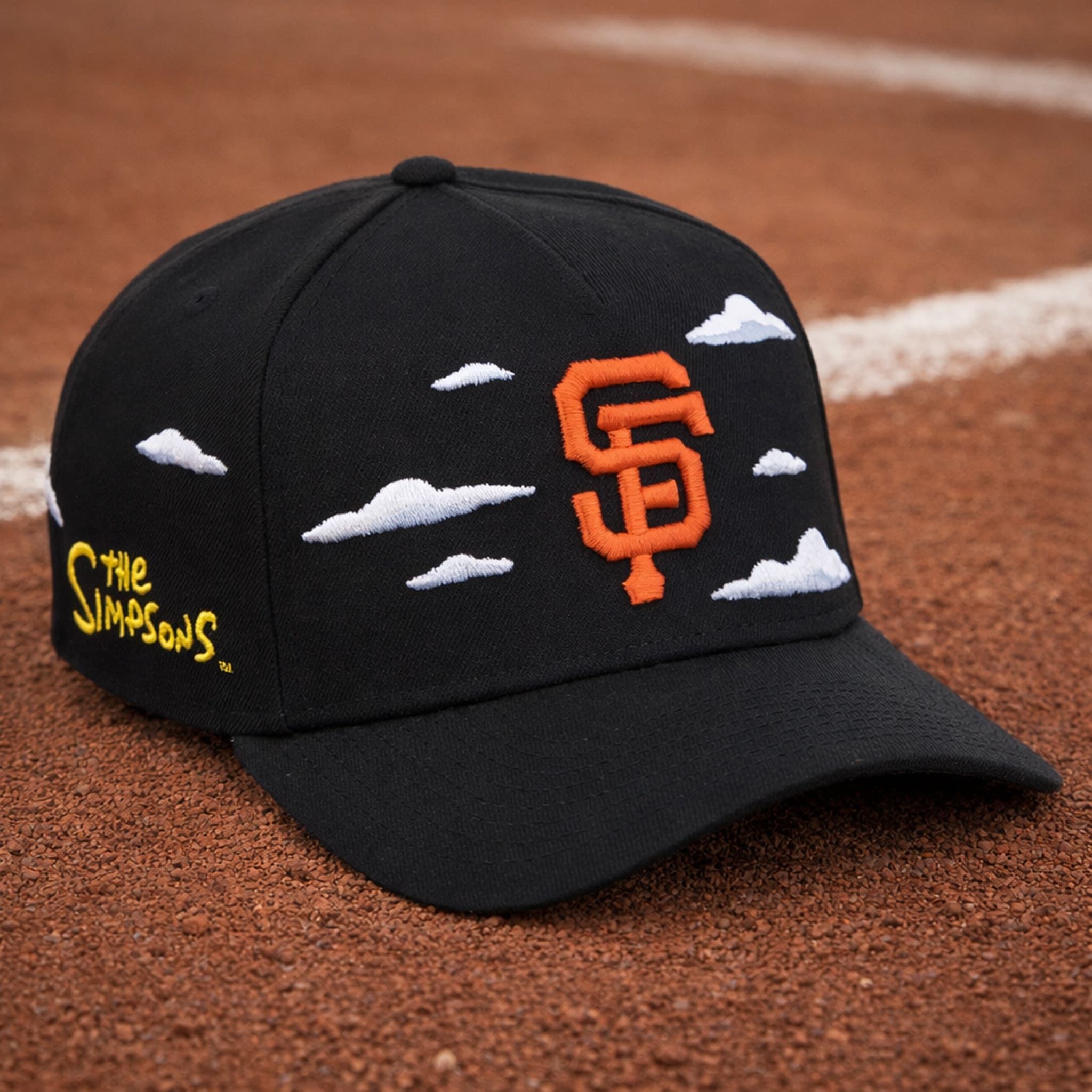 SF Giants Simpsons Clouds Hat SF Giants Simpsons Clouds Hat