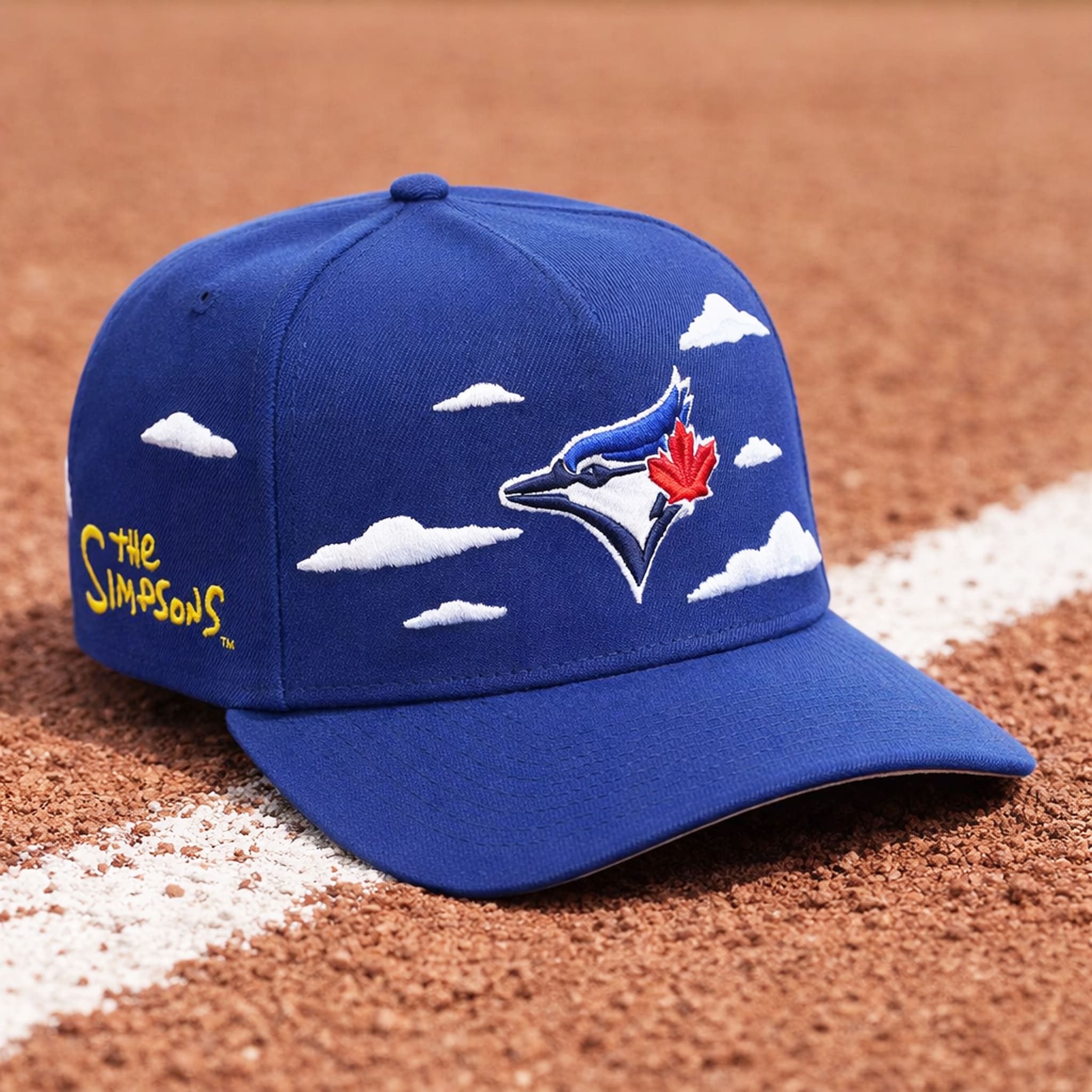 Simpsons Blue Jays Cloudy Hat 1 Simpsons Blue Jays Cloudy Hat 1