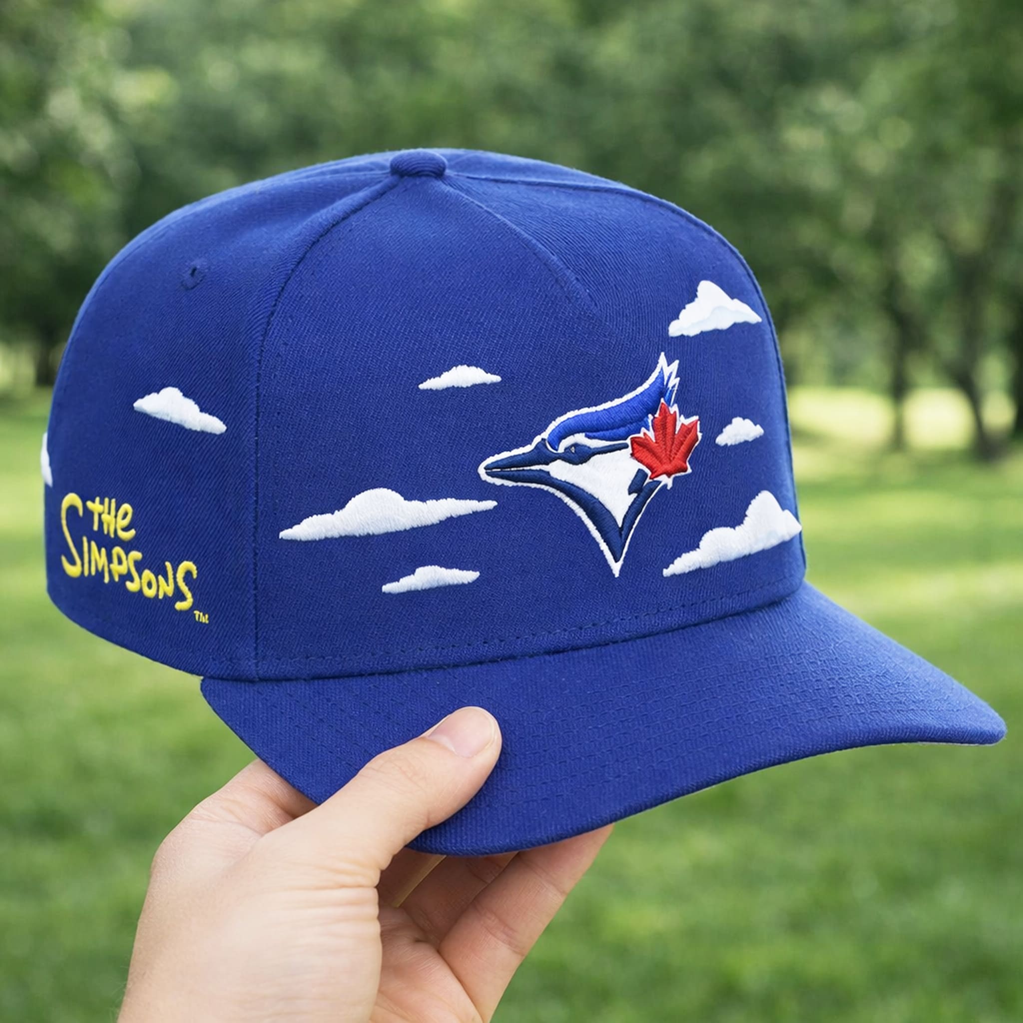 Simpsons Blue Jays Cloudy Hat Simpsons Blue Jays Cloudy Hat