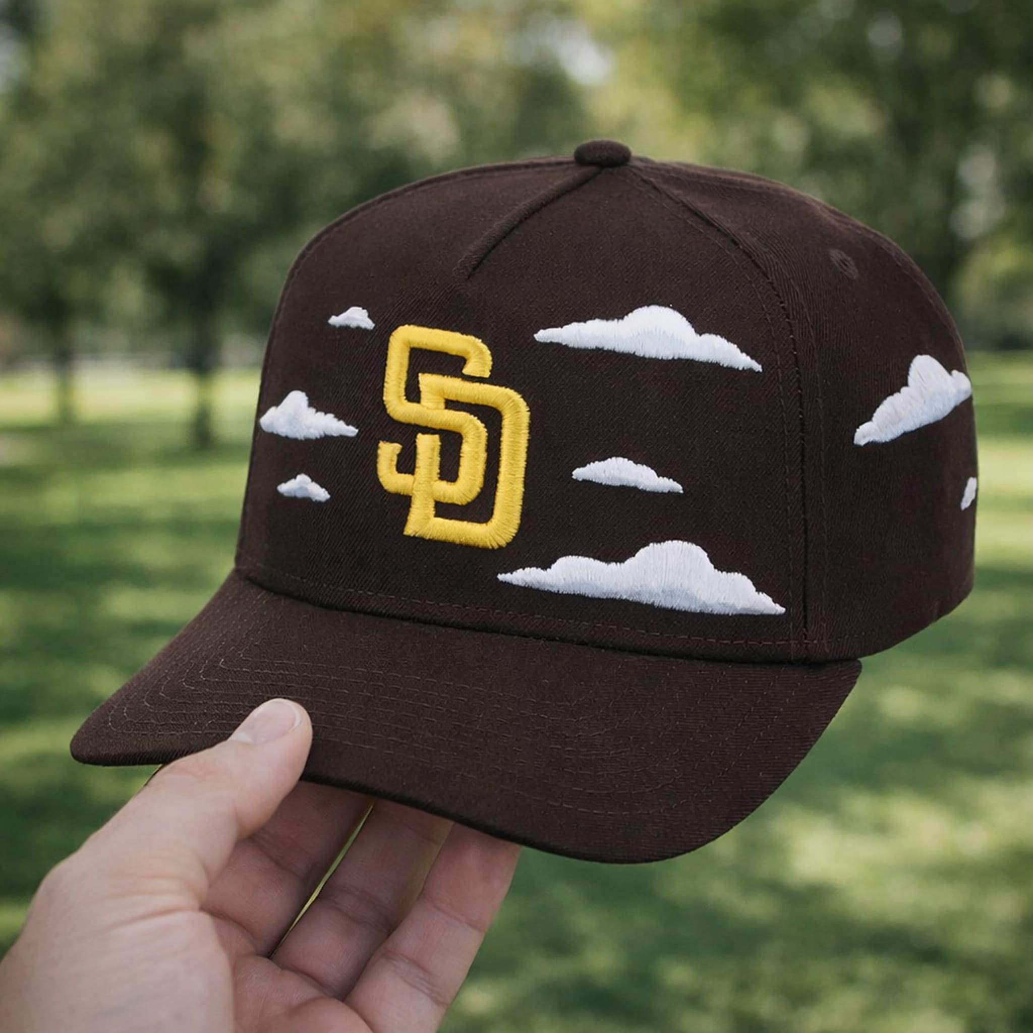 Simpsons Padres Cloudy Hat 1 Simpsons Padres Cloudy Hat 1
