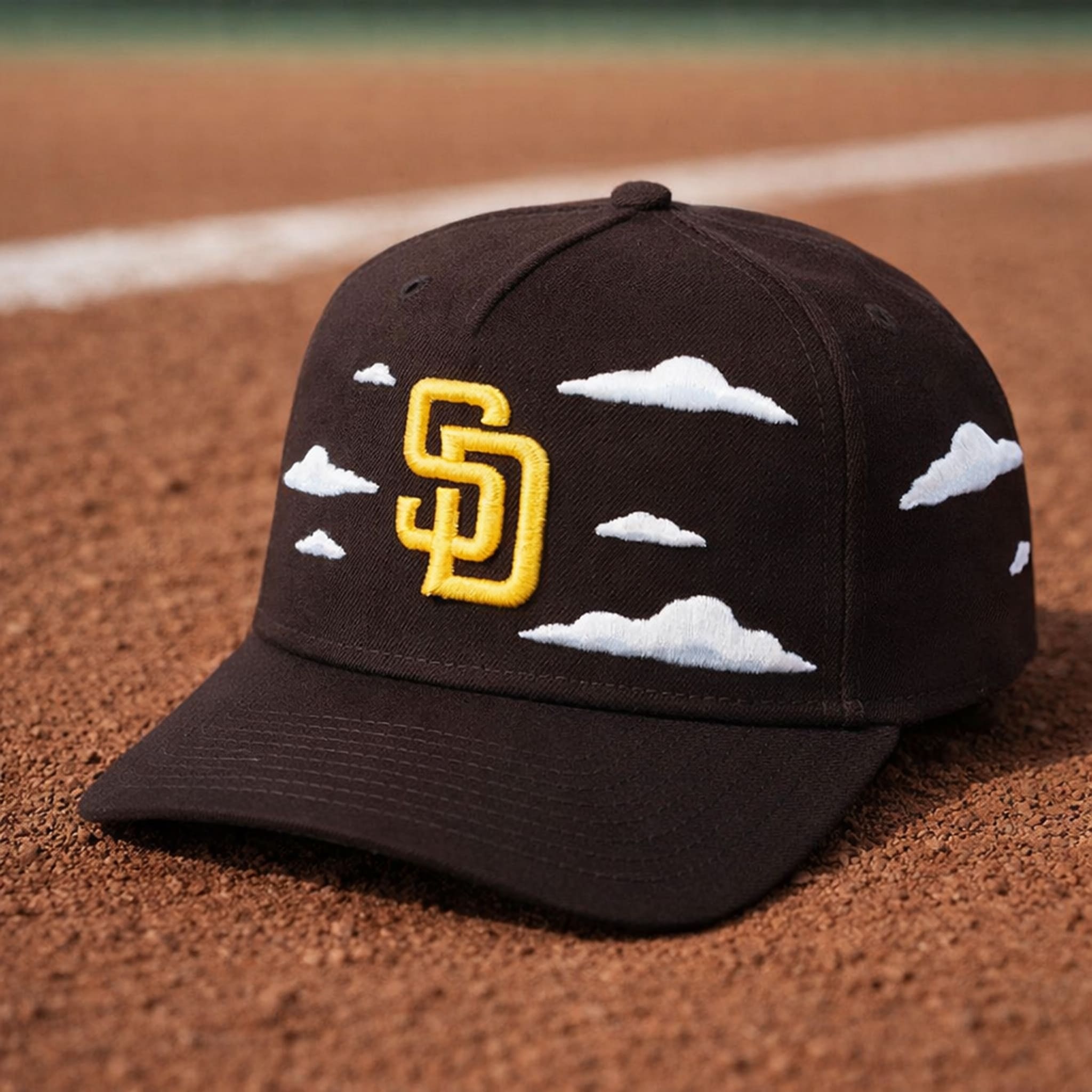 Simpsons Padres Cloudy Hat 4 Simpsons Padres Cloudy Hat