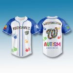 Washington Nationals Autism Awareness 2026 Jersey