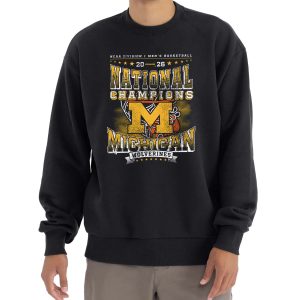 Michigan Mens Basketball National Champions Shirt 2026 1
