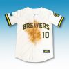 2026 Brewers Slidin Sal Frelick Jersey Giveaway 2