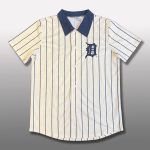 2026 Detroit Tigers 1901 Stripe Button Shirt Giveaway