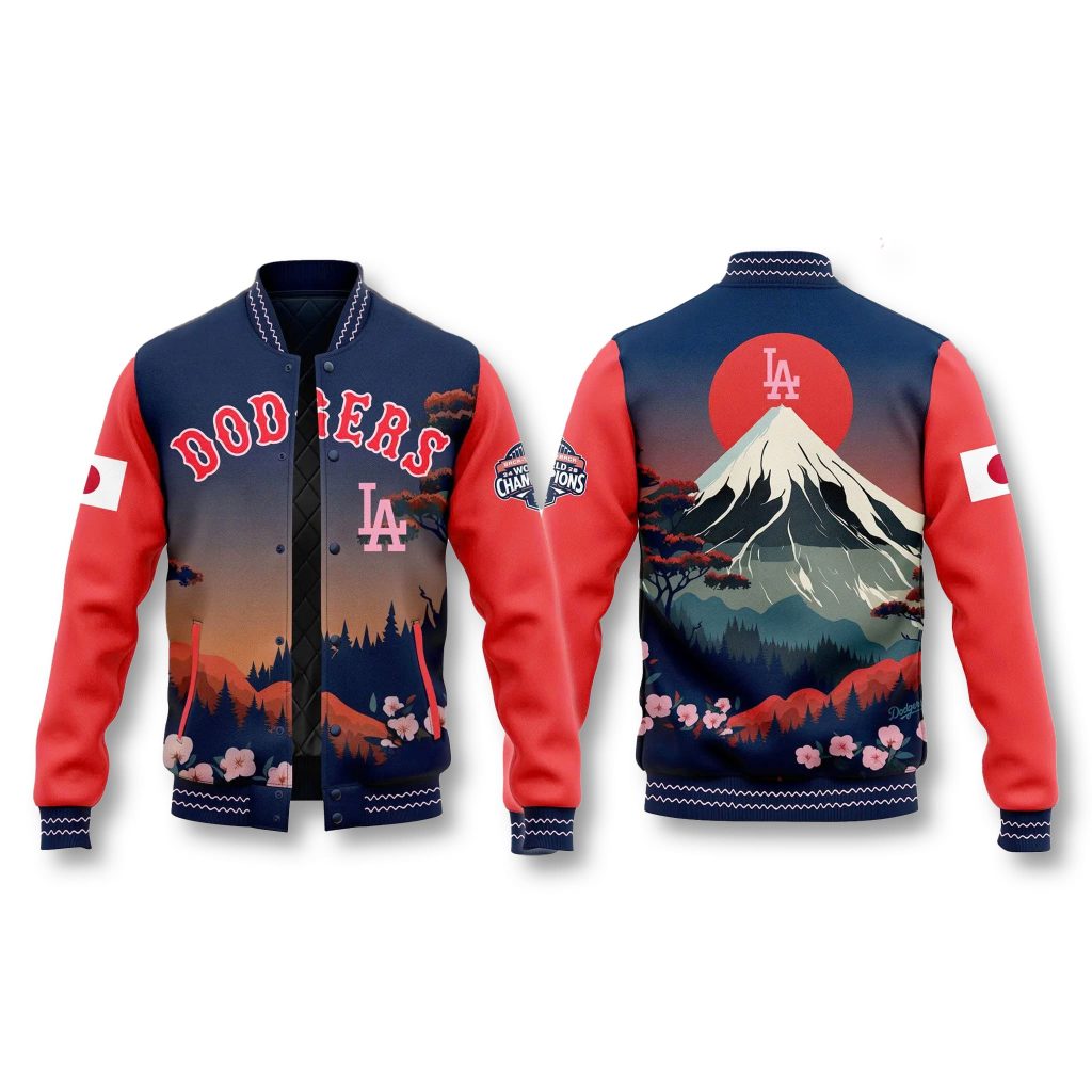 2026 Dodgers Japanese Heritage Varsity Jacket