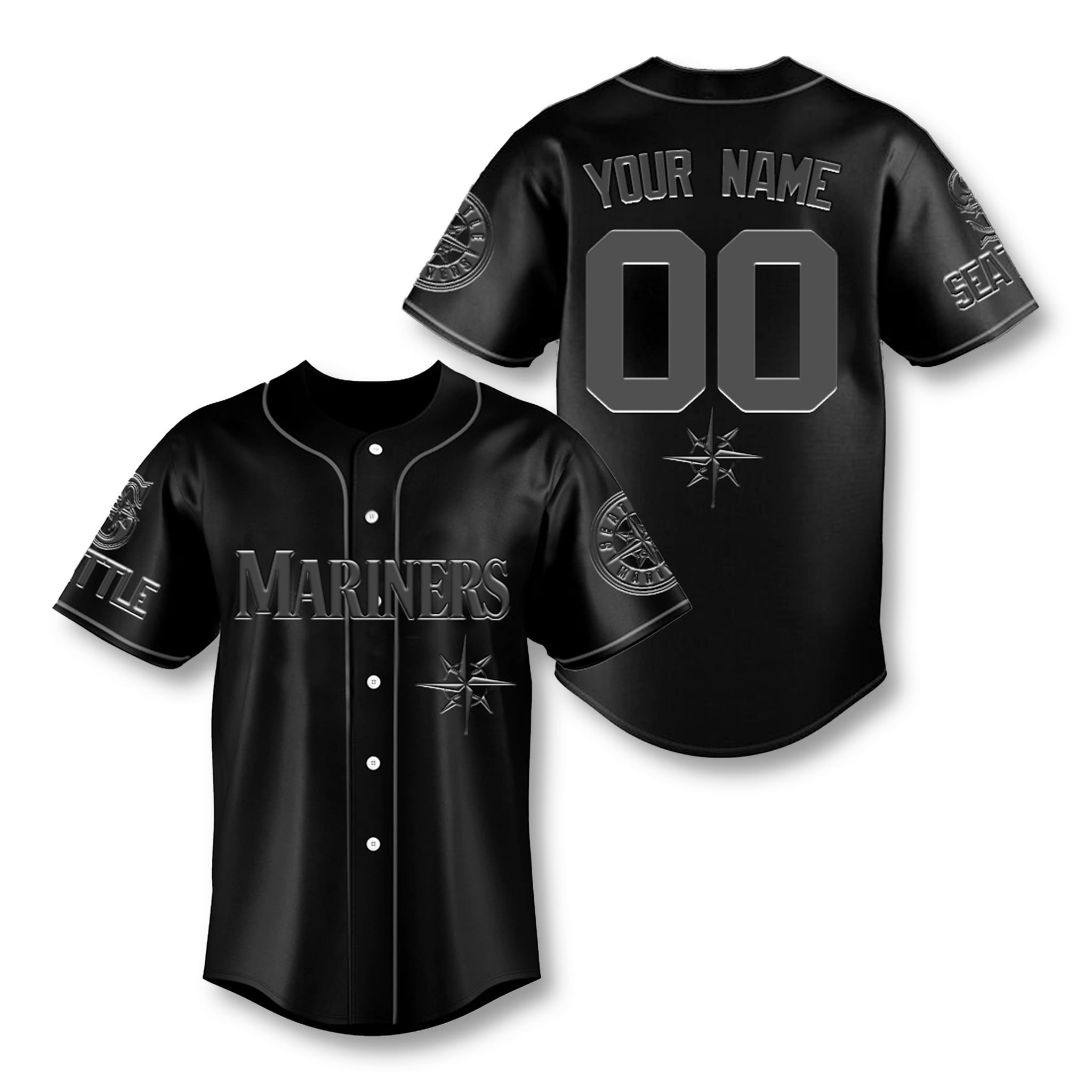 2026 Mariners All Black Jersey 1 2026 Mariners All Black Jersey 1